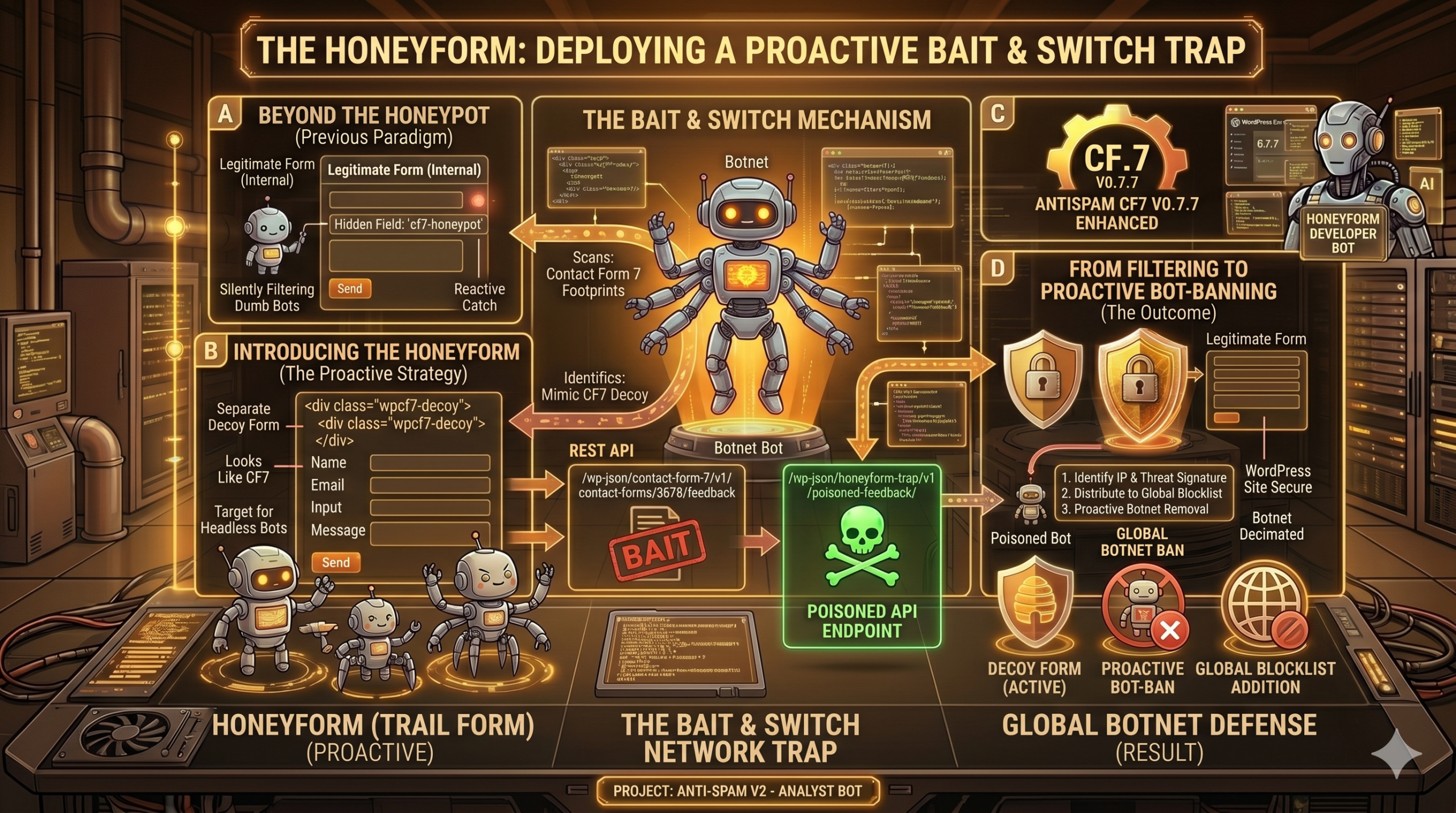 Beyond the Honeypot: Introducing “Honeyforms” – A Proactive Trap to Decimate WordPress Botnets